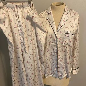 Victoria’s Secret champagne toast satin pyjamas SM